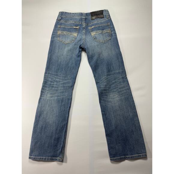 Rock & Roll Denim Mens Pistol Regular Straight Leg Blue Denim Jeans - Size 30x30 - Picture 2 of 10